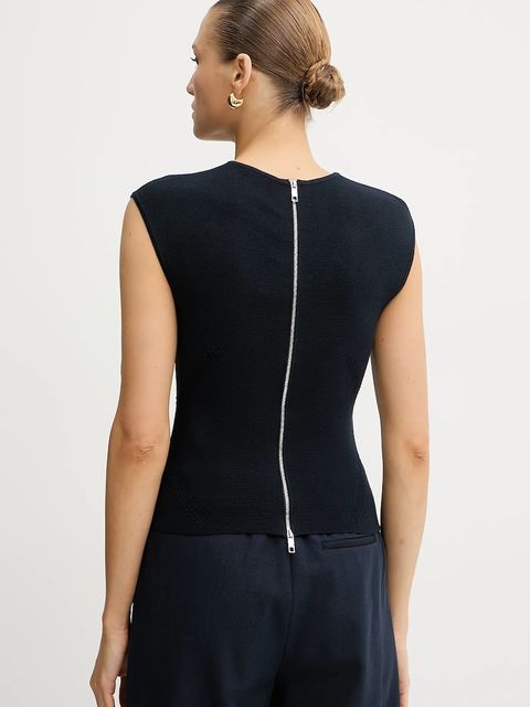 BOSS kamizelka damski kolor granatowy 50545473