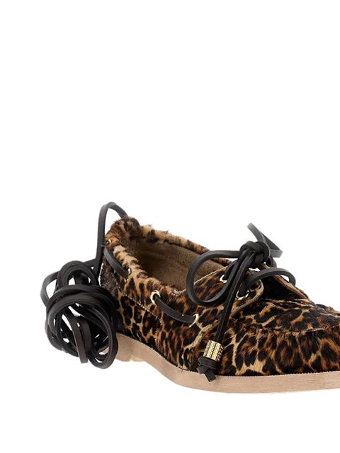 Golden Goose Cruise leather Derby shoes - Brown