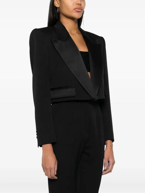 Dolce & Gabbana tailored cropped blazer - Black
