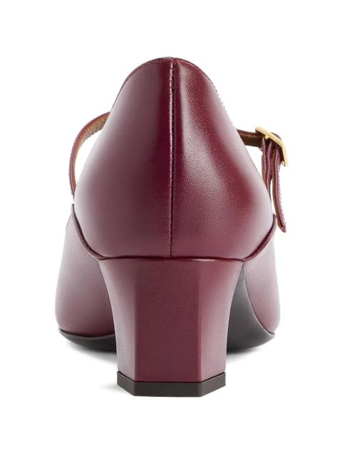 Giuseppe Zanotti ankle-strap metallic-toe pumps - Red - zdjęcie produktu nr 2