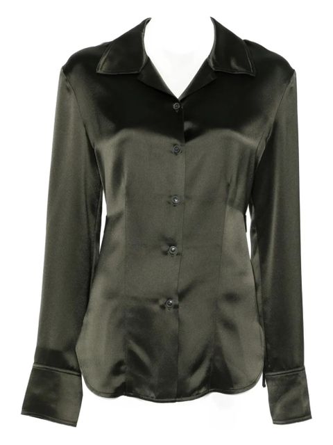 Nanushka Nathalie fitted shirt - Green