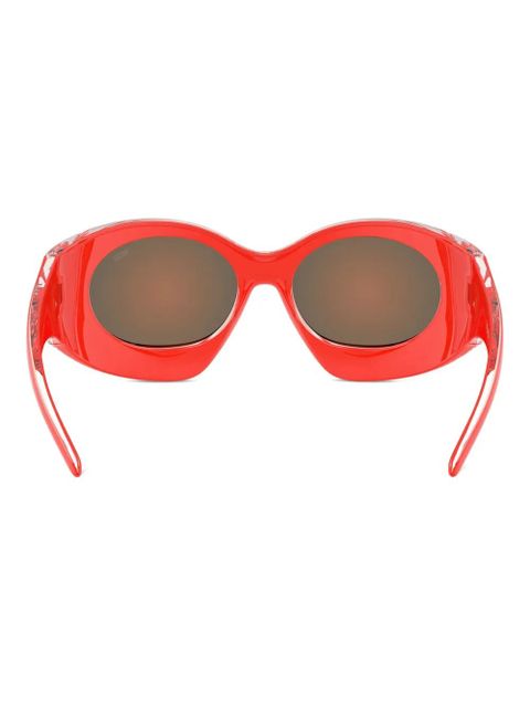 Diesel x Karol G oversized-frame sunglasses - Red