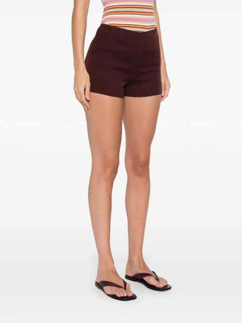 Faithfull the Brand Florine pocket shorts - Red