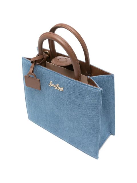 MC2 Saint Barth denim tote bag - Blue