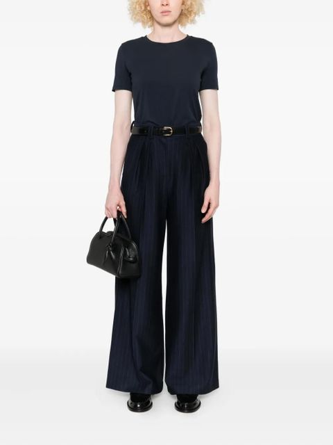 Max Mara pinstripe pleated trousers - Blue - zdjęcie produktu nr 2