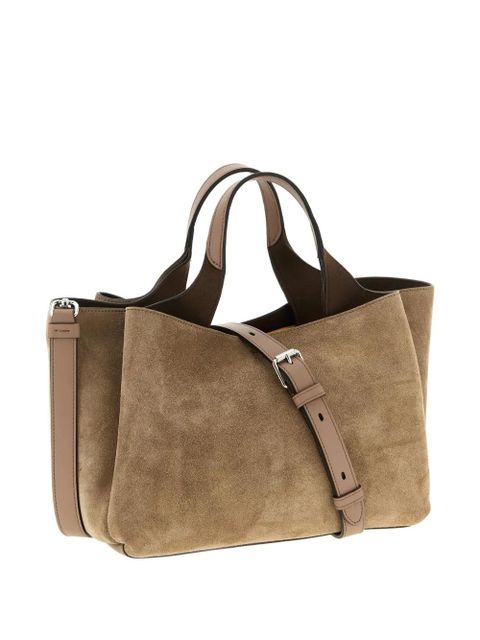 Tod's mini Apa suede tote bag - Brown