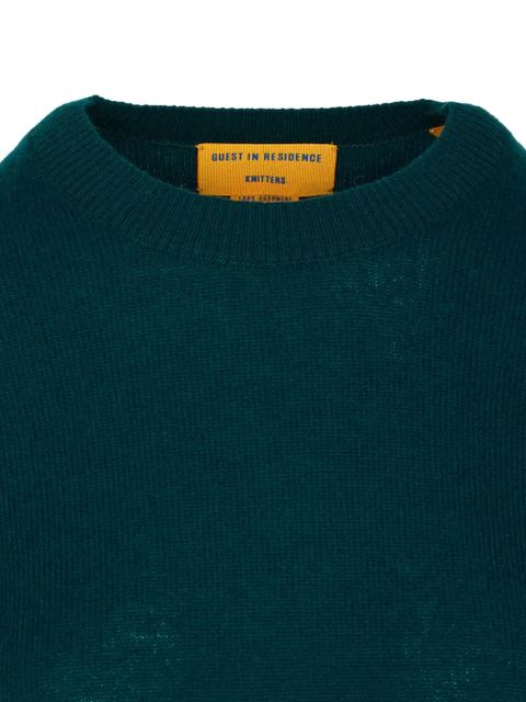Guest In Residence crew-neck cashmere sweater - Green