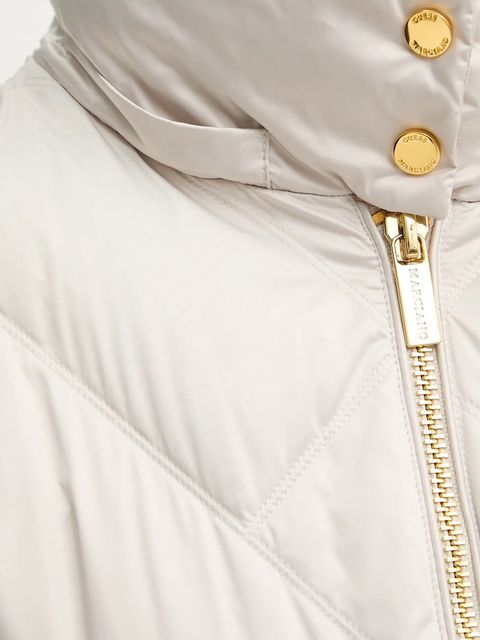 Marciano by Guess kurtka puchowa ELLY kolor beżowy zimowa 5BGL39 7374A