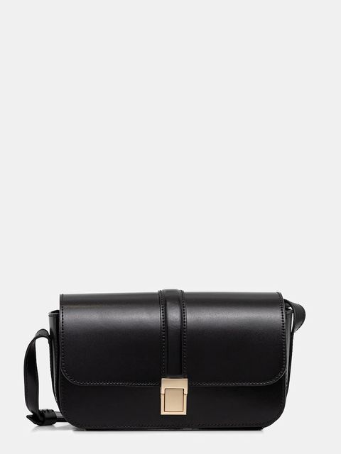 Marc O'Polo torebka skórzana kolor czarny 5000007783 - zdjęcie produktu nr 1