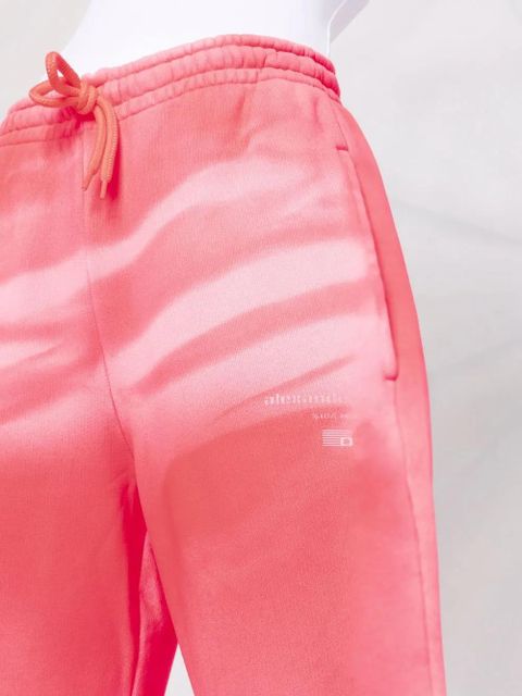 Alexander Wang garment-dyed lounge track trousers - Pink