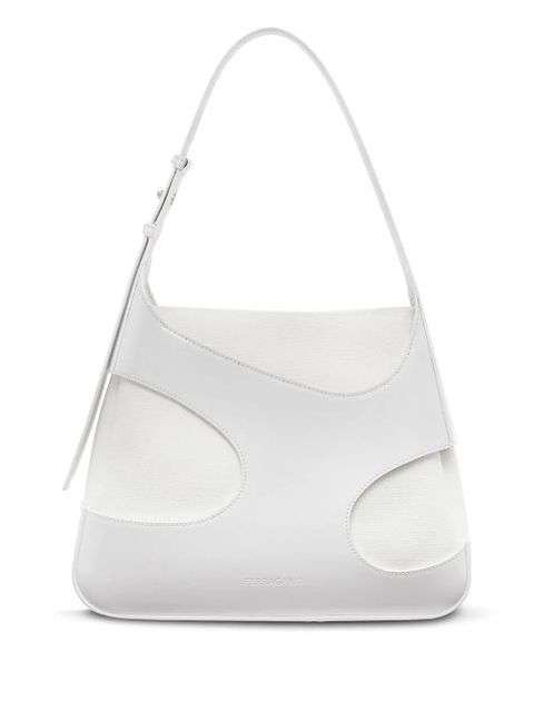 Ferragamo cut out-detail shoulder bag - White - zdjęcie produktu nr 1