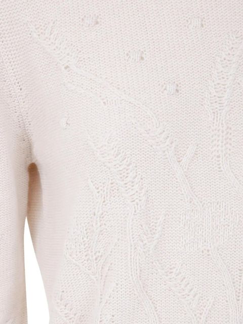 TWINSET embellished-knit sweater - Neutrals