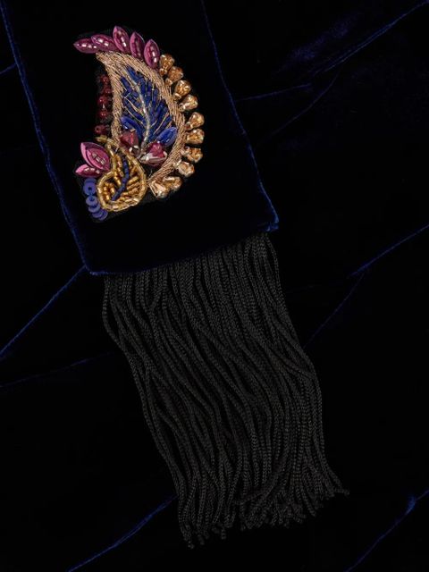 ETRO paisley embellishment scarf - Blue - zdjęcie produktu nr 2