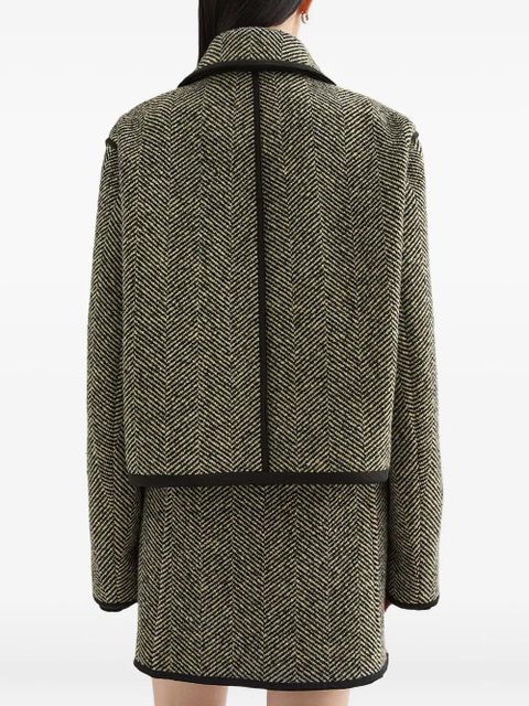 Jil Sander herringbone jacket - Grey