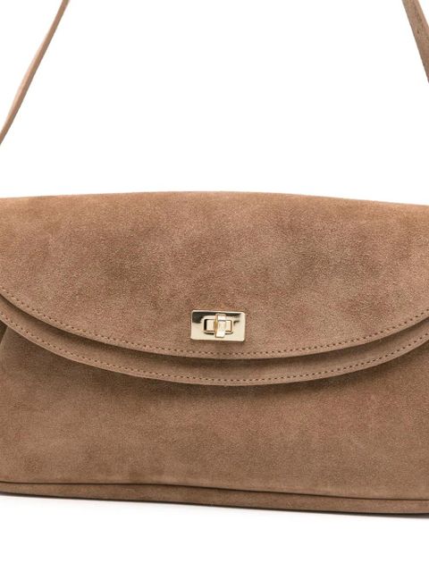 SANDRO suede shoulder bag - Neutrals - zdjęcie produktu nr 2