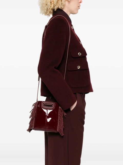 Maje mini fringe-edged cross body bag - Red - zdjęcie produktu nr 2