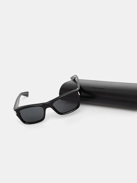 Saint Laurent okulary przeciwsłoneczne kolor czarny SL 83 - zdjęcie produktu nr 2