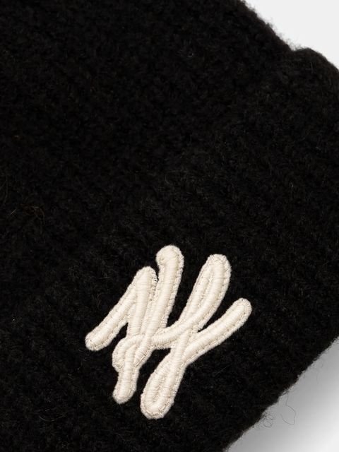 Karl Lagerfeld czapka kolor czarny z grubej dzianiny A1W33103 - zdjęcie produktu nr 2