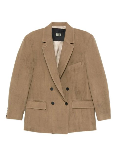 Eleh double-breasted blazer - Green - zdjęcie produktu nr 1