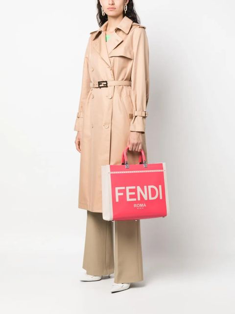 FENDI logo-print tote bag - Pink - zdjęcie produktu nr 2