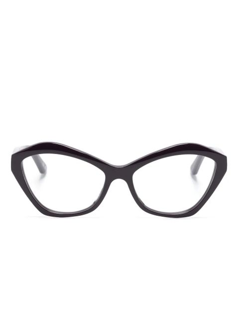 Balenciaga Eyewear cat-eye glasses - Purple - zdjęcie produktu nr 1