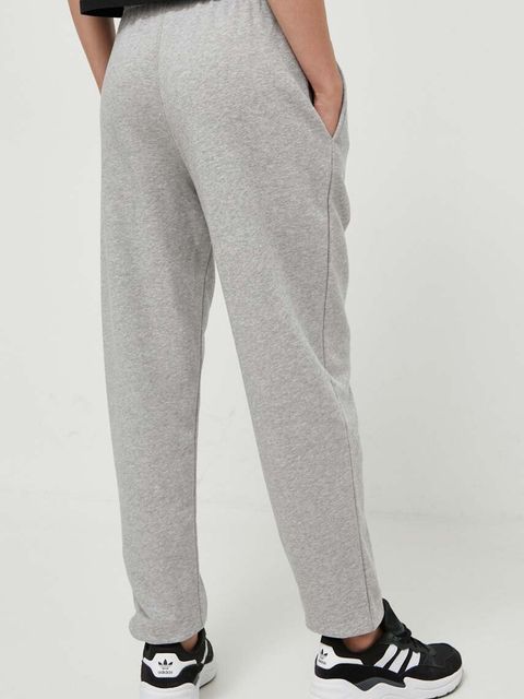 Reebok spodnie dresowe kolor szary melanżowe 100071694