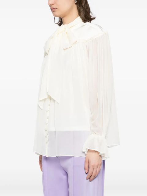 ZIMMERMANN shimmering buttons blouse - Neutrals