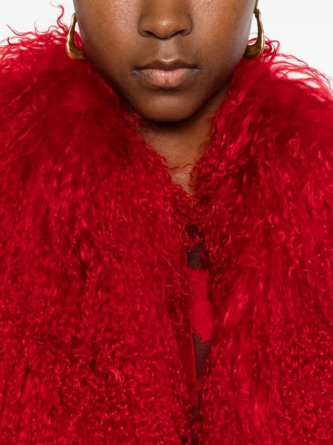 ducie Rochelle shearling jacket - Red