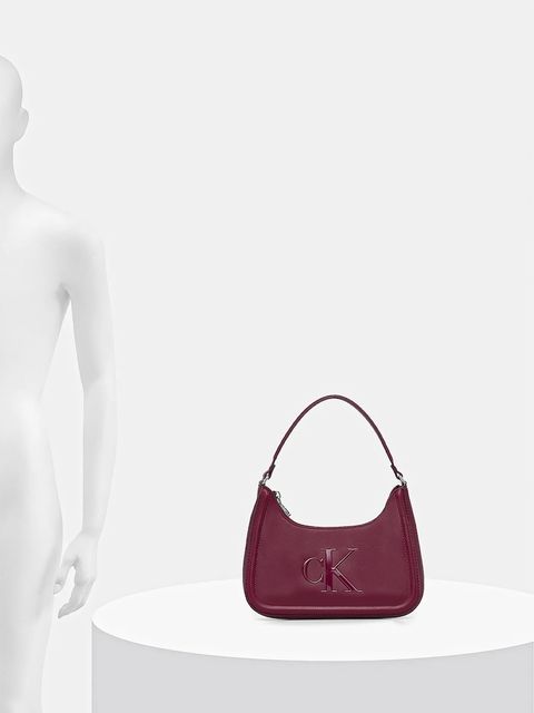 Calvin Klein torebka kolor bordowy LV04F3230G