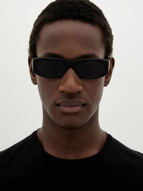 Off-White okulary przeciwsłoneczne kolor czarny OERI13O_541007