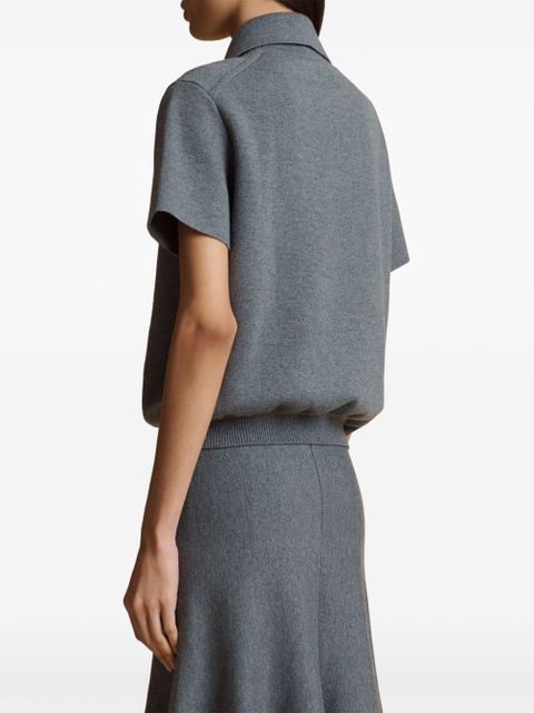 KHAITE Gulliame knitted top - Grey