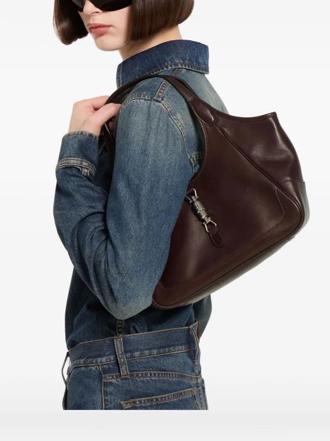 Gucci Mercato piston-closure shoulder bag - Brown - zdjęcie produktu nr 2