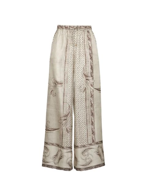 Max Mara elasticated-waist printed trousers - Neutrals - zdjęcie produktu nr 1