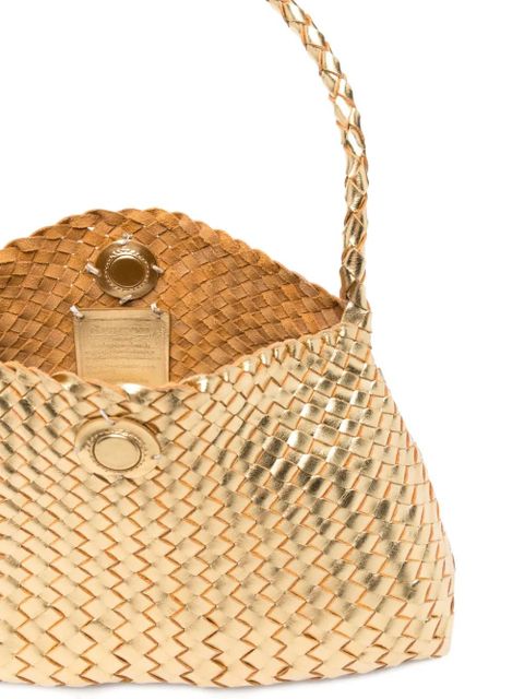 DRAGON DIFFUSION Santa Maria woven shoulder bag - Gold - zdjęcie produktu nr 2