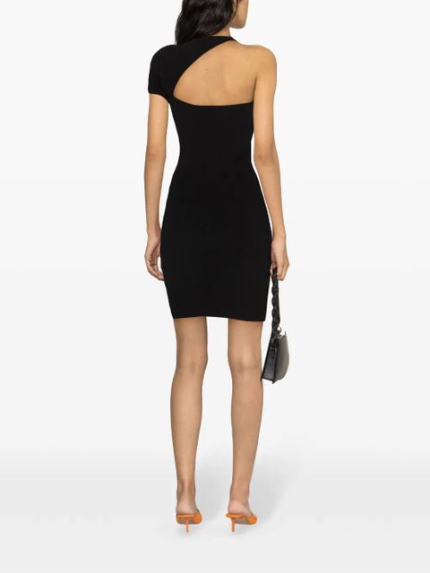 ISABEL MARANT Orka asymmetric minidress - Black