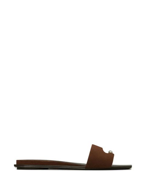 Tory Burch pierced slide - Brown - zdjęcie produktu nr 1