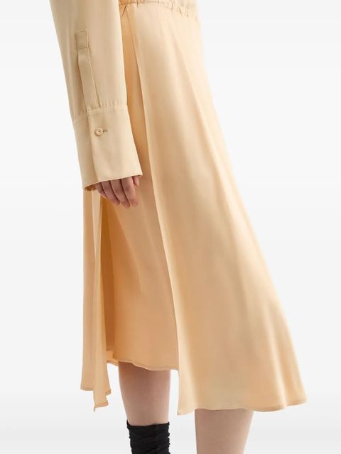Jil Sander flared skirt - Yellow