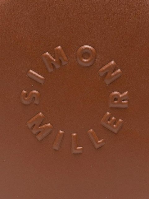 Simon Miller Tiki top-handle leather tote bag - Brown