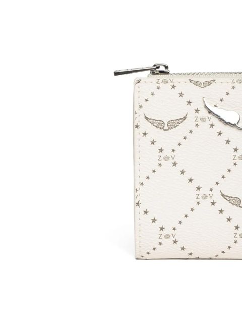 Zadig&Voltaire monogram-print wallet - FLASH