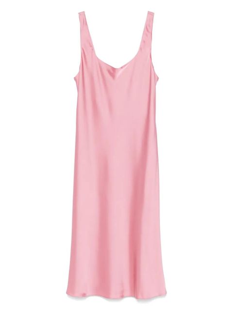 Lauren Ralph Lauren satin midi dress - Pink - zdjęcie produktu nr 1