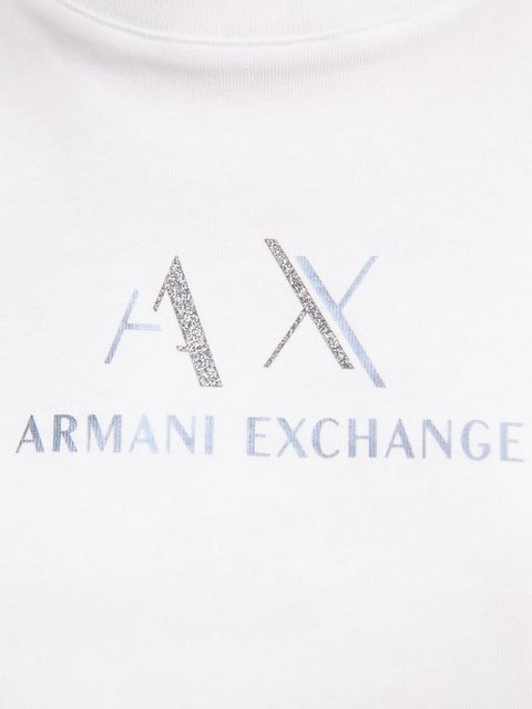 Armani Exchange t-shirt bawełniany damski kolor biały XW001345 AF16356