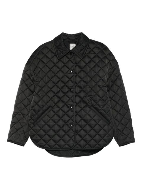 TOTEME collared quilted jacket - Black - zdjęcie produktu nr 1