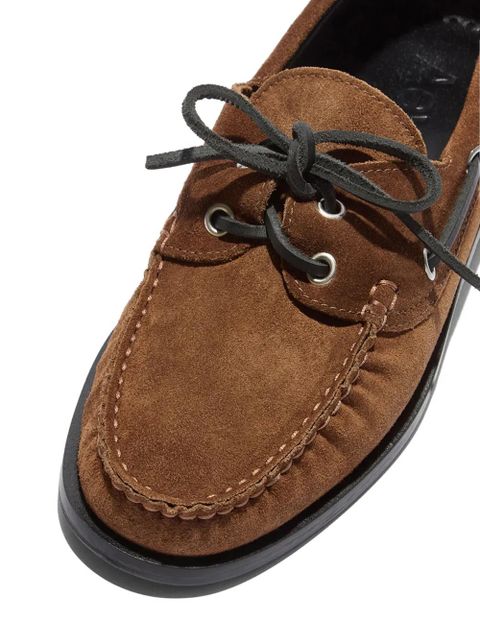 Aeyde Harris lace-up loafers - Brown