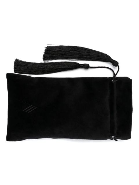 The Attico Irene hexagonal-frame sunglasses - Black