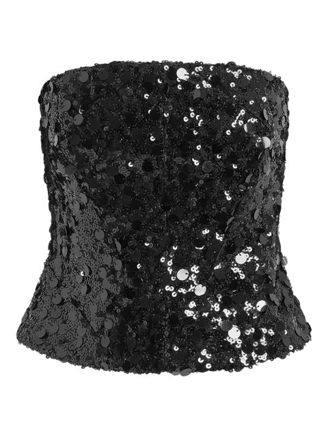16Arlington sequin anieri top - Black - zdjęcie produktu nr 1