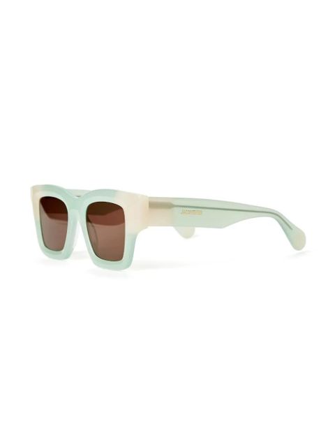Jacquemus Baci square-frame sunglasses - Green - zdjęcie produktu nr 2