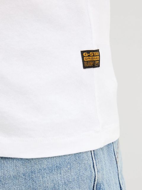 G-Star t-shirt bawełniany damski kolor biały D26248-D101