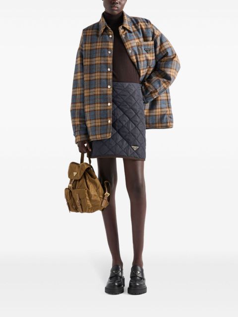 Prada lightweight re-nylon miniskirt - Blue - zdjęcie produktu nr 2