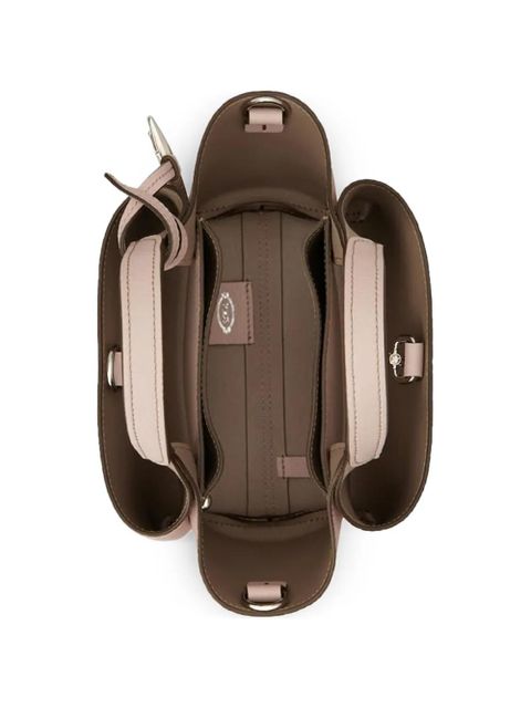 Tod's T-charm leather mini tote bag - Pink