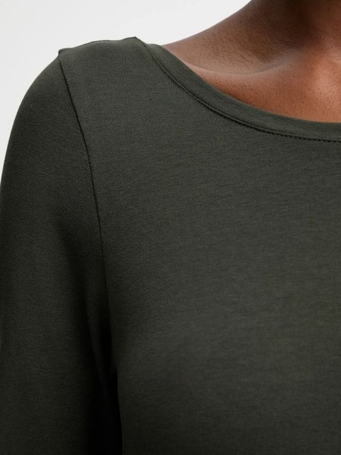 MUUV. longsleeve kolor zielony odkryte plecy 0